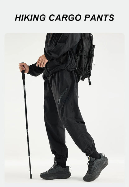 CHRLCK Men's Water-repellenHiking Pants Quick Drying Fashion Cargo Pants Breathable Trousers Fishing Camping Outdoor Sport Pants