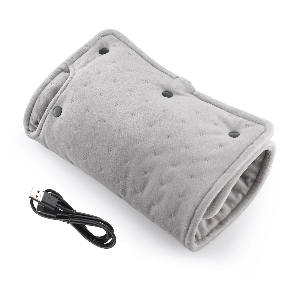 USB Portable Hand Warmer Rechargeable Plush Reusable Electric Foot Heater for Home Winter Hand Feet Abdomen Keep Warm