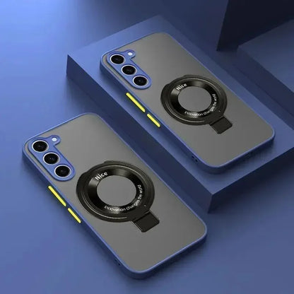 Luxury Matte Case For Samsung Galaxy S26 S25 Edge S24 FE S23 S22 S21 Ultra Plus A56 A26 A36 A16 A15 Magnetic Magsafe Cover
