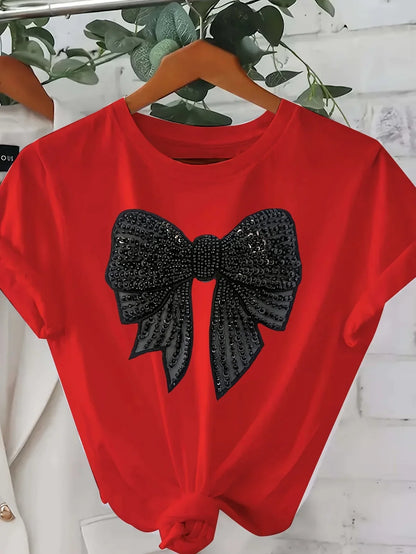 Women Plus Size T-Shirt – Graphic Short Sleeve | Loose Fit Tee | Breathable Cotton Shirt