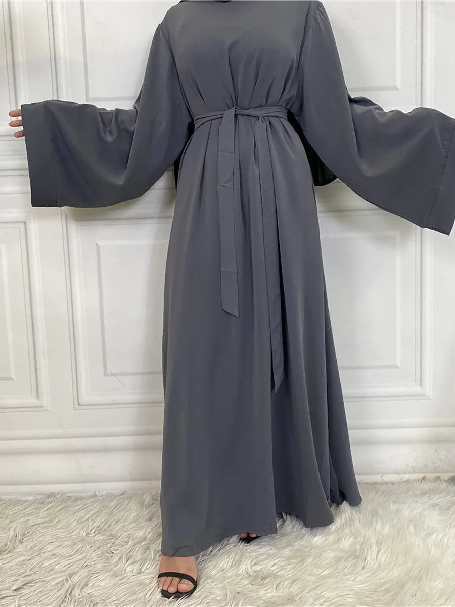 Modest Abaya Dress Ramadan Kaftan For Women | Elegant Muslim Maxi Robe