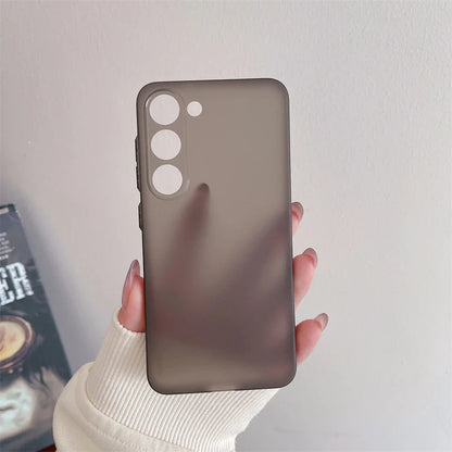 Ultra Thin Matte Armor Translucent Case For Samsung S26 ULTRA S25 FE S24 S23 FE S22 S21 Plus Ultra Note 20 Ultra Soft Back Cover