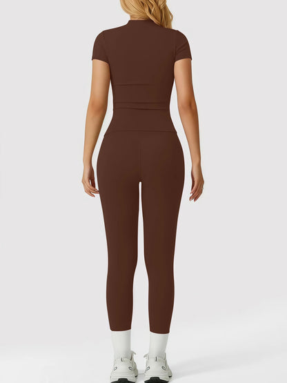 Women's Yoga Set, High-Quality Body-Fitting Quick-Dry Fitness Wear, Sport Yoga Two-Piece Set