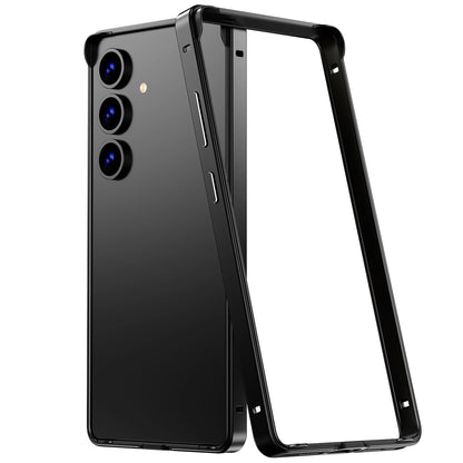 Hybrid Silicone Frame Aluminum Metal Phone Case for Samsung Galaxy S26 S25 Ultra S24 Plus Better Heat Bumper