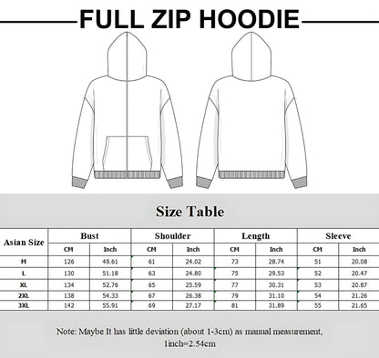 New Clothes 4tune Star Letter Print Retro Oversized Hoodie Man Y2K Street Hip-Hop Color Harajuku Casual Zipper Women Sweatshirt