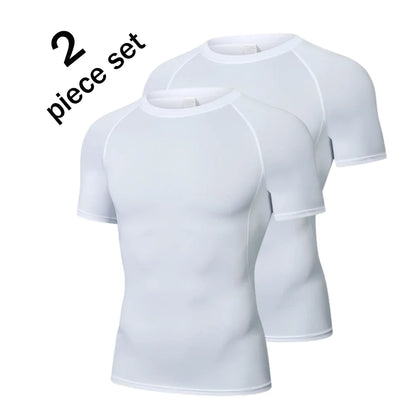Men Compression Shirt - Quick Dry Sport T Shirt | Short Sleeve Fitness Tee