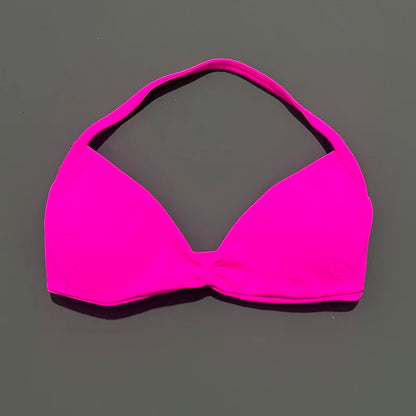 Impact Sports Bra - High Support Strappy Halter Bra With Removable Pads