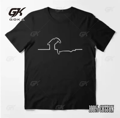 Summer T Shirts for Men Balum La Linea Funny Graphic Tshirt Cotton Comfortable Premium Camisetas Unisex Streetwear Fashion