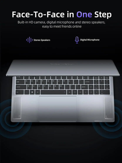 ACEMAGIC Ultra Thin Laptop - Intel N97 Portable Office Laptop with 16GB DDR4 RAM & 512GB SSD