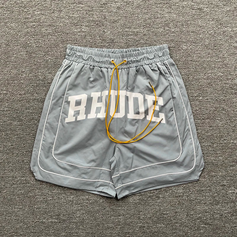 High Quality Streetwear Multi-color Rhude Beach Shorts Men Women Loose Breathable Casual Shorts