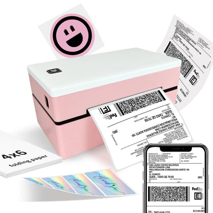 Marklife Thermal Label Printer Marker D200 Bluetooth Shipping Inkless Sticker Printer Compatible with iPhone Android Mac Window