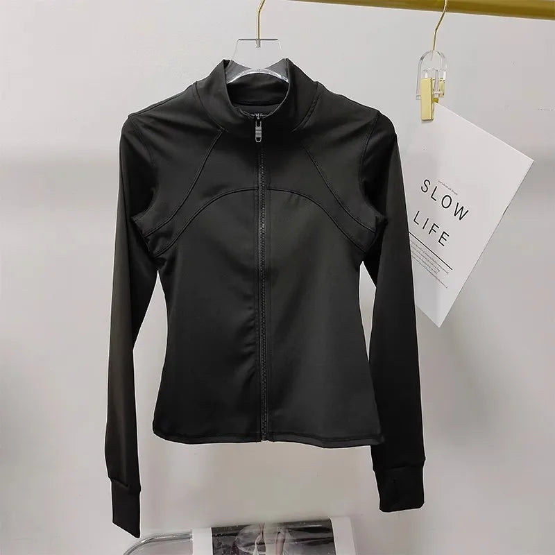 Women's Sports Jacket – Lightweight Running Jacket | Breathable Gym Workout Coat