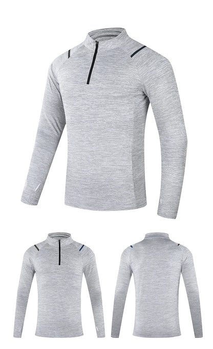 Unisex Long Sleeve Shirt - Breathable Fitness Top With Anti Sweat Technology