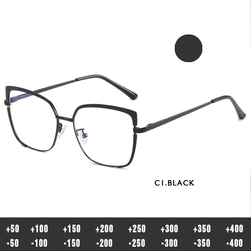O-Q CLUB Women's Grade Glasses Anti Blue Light Lenses Woman's Eyeglasses Lunettes Myopia Reading Glass Sunglasses Man Eyewear