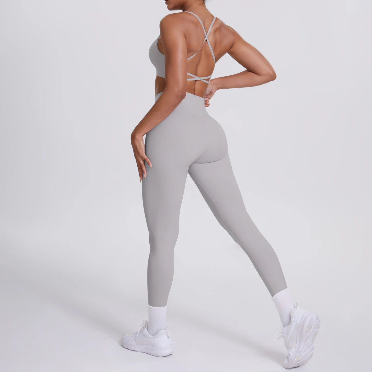 Women's Yoga Suit – Seamless Sports Bra & High Waist Leggings | Breathable Quick Dry Activewear