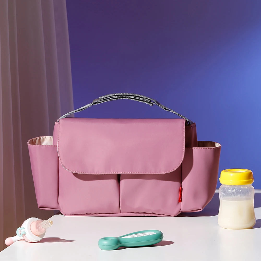 Universal Buggy Baby Pram Organizer Bottle Holder Multipurpose Baby Stroller Accessory Stroller Caddy Storage Diaper Nappy Bag