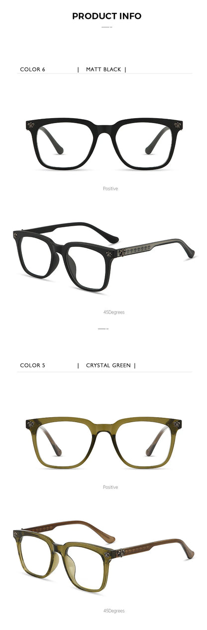 Reading Glasses Men - KANSEPT Rectangle Eyewear with Blue Light Lenses & Anti-Reflective Coating