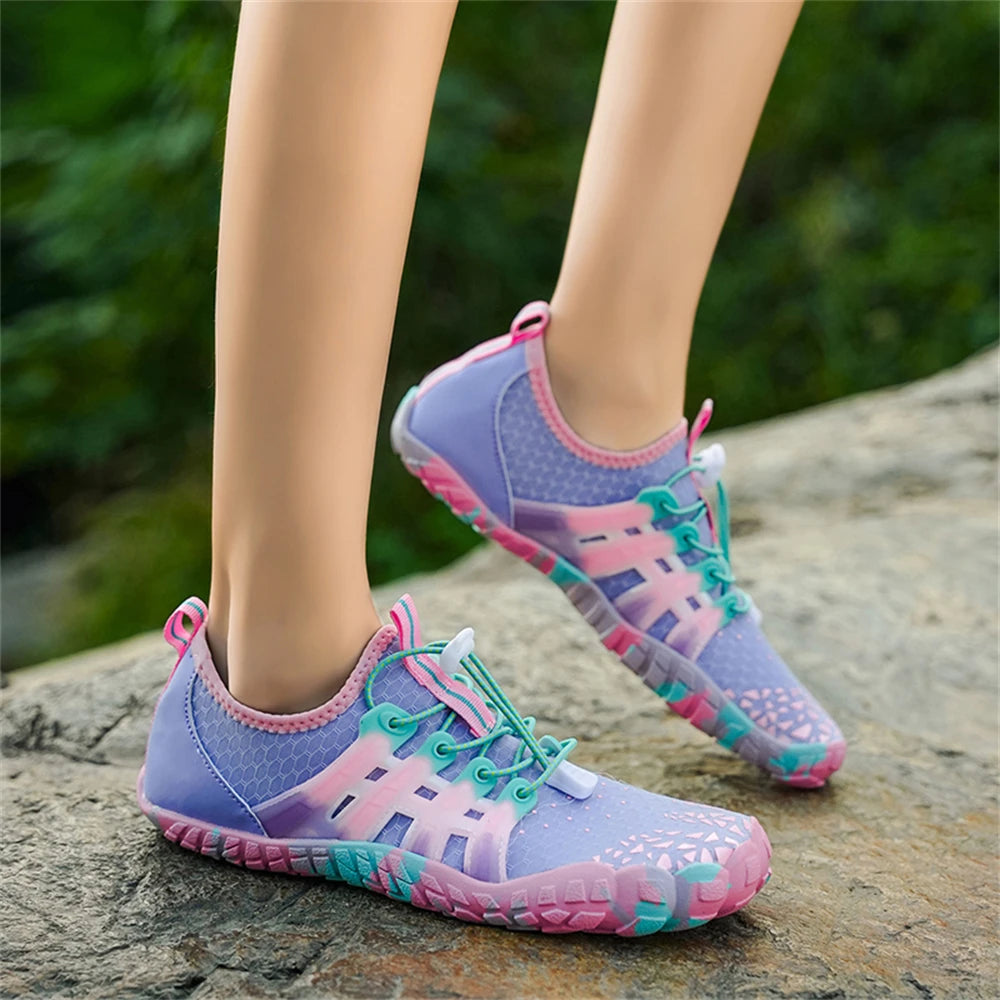 Aqua Shoes Women Men Barefoot Water Shoes Quick-Drying Outdoor Beach Upstream Wading Swimming Shoe Sneakers Unisex Trekking Surf