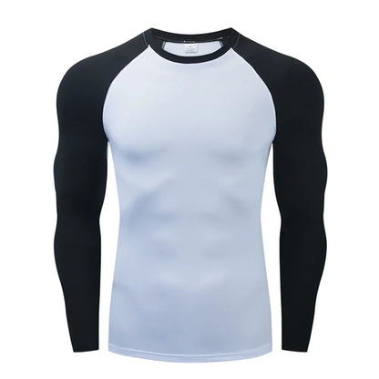 Men's Thermal Underwear Long Sleeve Tops | Thin Tight Fitting Elastic Fitness Wear