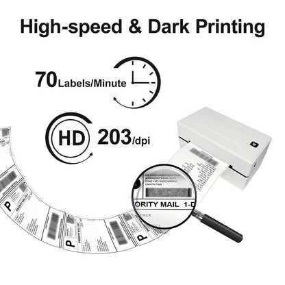 Marklife D100 Thermal Shipping Label Printer Compatible With PC And Smartphone Shipping Labels Barcode Label Thanks Labels Jar