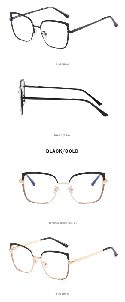 O-Q CLUB Women's Grade Glasses Anti Blue Light Lenses Woman's Eyeglasses Lunettes Myopia Reading Glass Sunglasses Man Eyewear