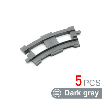 Kids Train Track Blocks – DIY Railway Toy Set With Large Plastic Bricks & STEM Gift