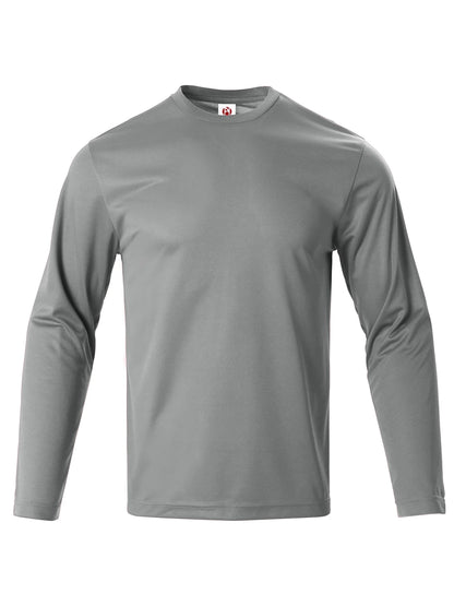Men's Quick Drying T-Shirt - Long Sleeve Moisture Wicking Polyester Top
