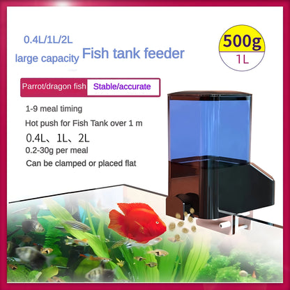 EVNICE automatic fish feeder WIFI Koi Rohan arowana feeder large capacity of 04L/1L/2L/timed, quantitative and precise feeding