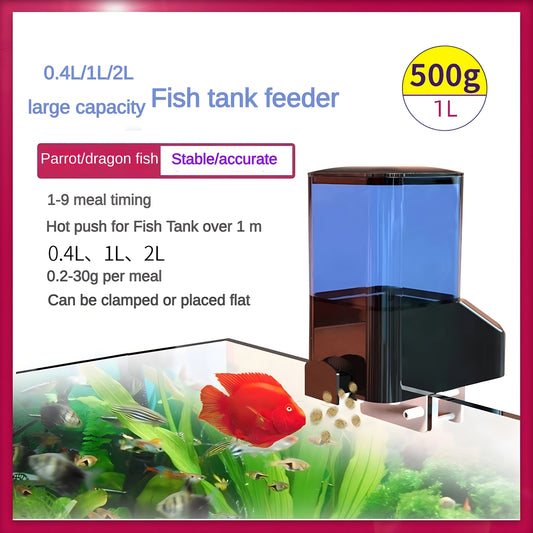 EVNICE automatic fish feeder WIFI Koi Rohan arowana feeder large capacity of 04L/1L/2L/timed, quantitative and precise feeding