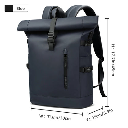 Expandable Waterproof Travel Backpack - Large Capacity 156 Laptop Bag with USB Port