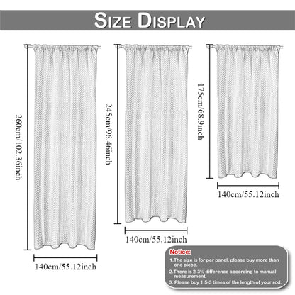 Blackout Thermal Curtains - Heavy Duty Quilted Window Drapes for Living Room