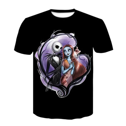 Halloween Skull Graphic Tee - Mens Hip Hop Streetwear T-shirt - ZOOMNSTORE