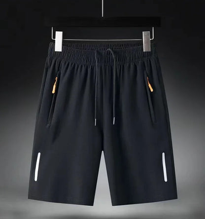 Summer Men Shorts Ice Silk Running Gym Sport Shorts Quick Dry Breathable Beach Short Pant Fitness Jogging Cool Casual Sportswear