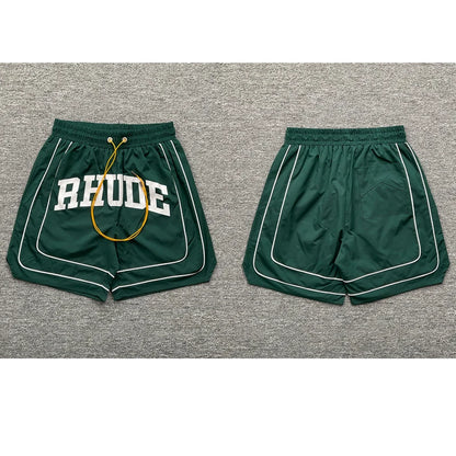 High Quality Streetwear Multi-color Rhude Beach Shorts Men Women Loose Breathable Casual Shorts