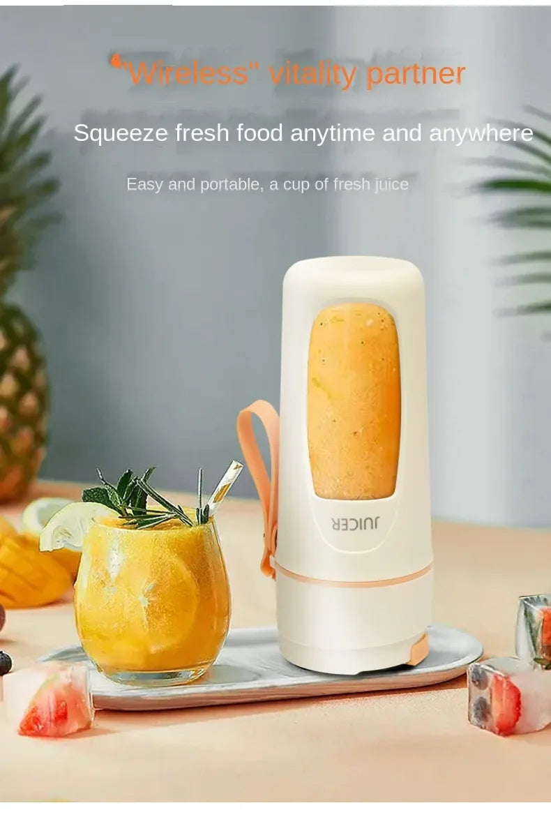 Portable Electric Juicer - Mini Blender for Smoothies and Juice Extraction 8 Blades 3000mAh