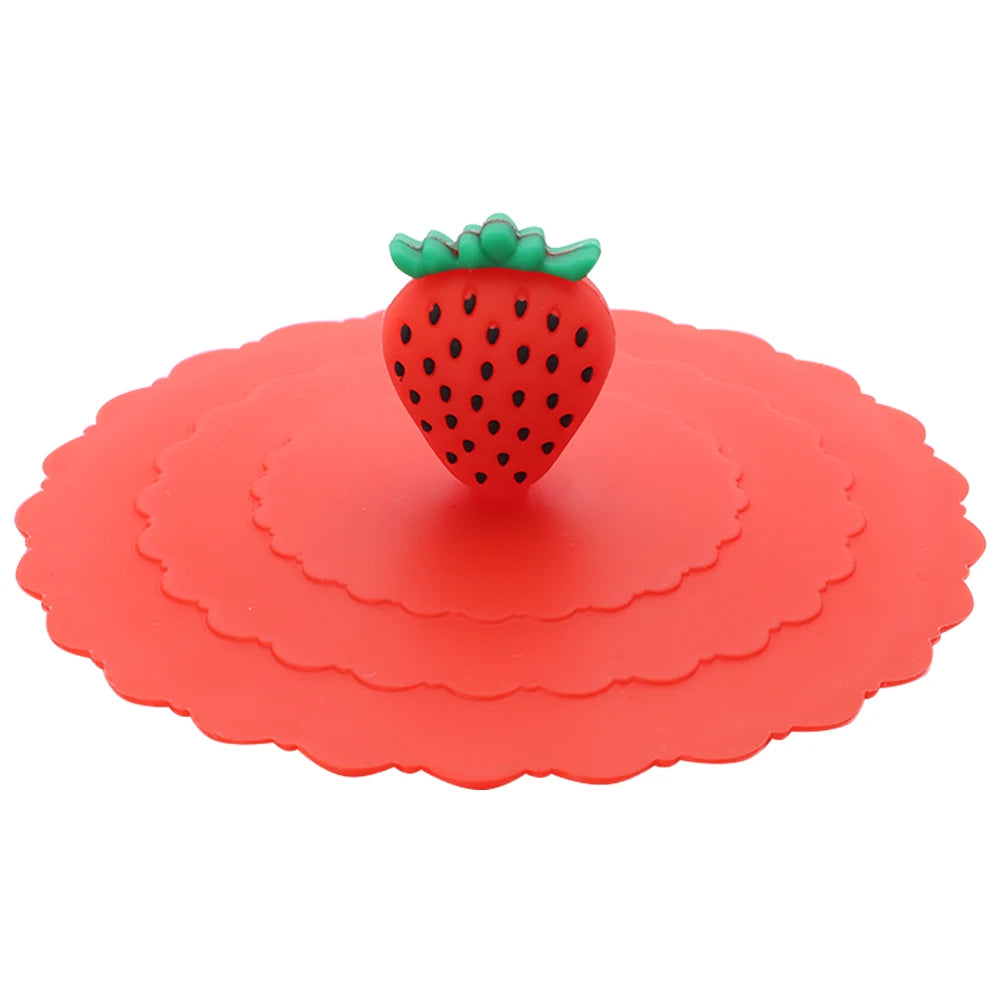 Silicone Cup Lids – Cute 10cm Leakproof Heat-Resistant Mug Covers
