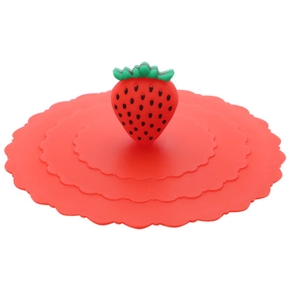 Silicone Cup Lids – Cute 10cm Leakproof Heat-Resistant Mug Covers