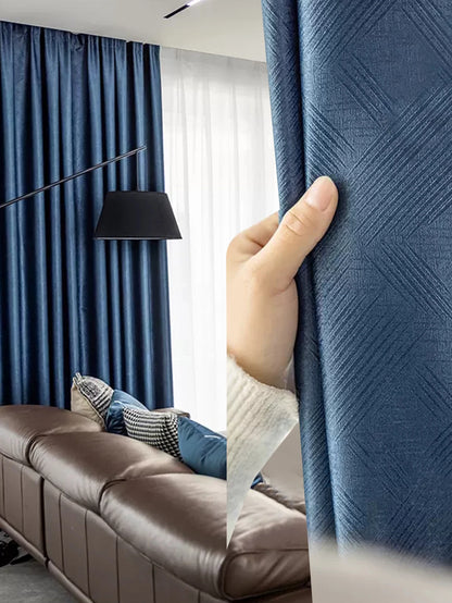 Solid Color Curtains | Blackout Curtains With Heat Insulation & Sun Protection