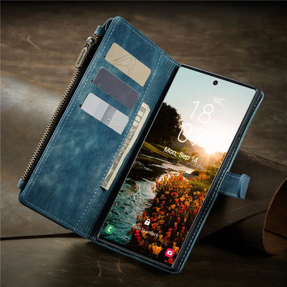 Flip Leather Phone Case For Samsung Galaxy S25 Edge S24 S26 Ultra S23 FE S22 S21 S20 Plus Note20 A16 A56 A17 A37 A57 Wallet Etui