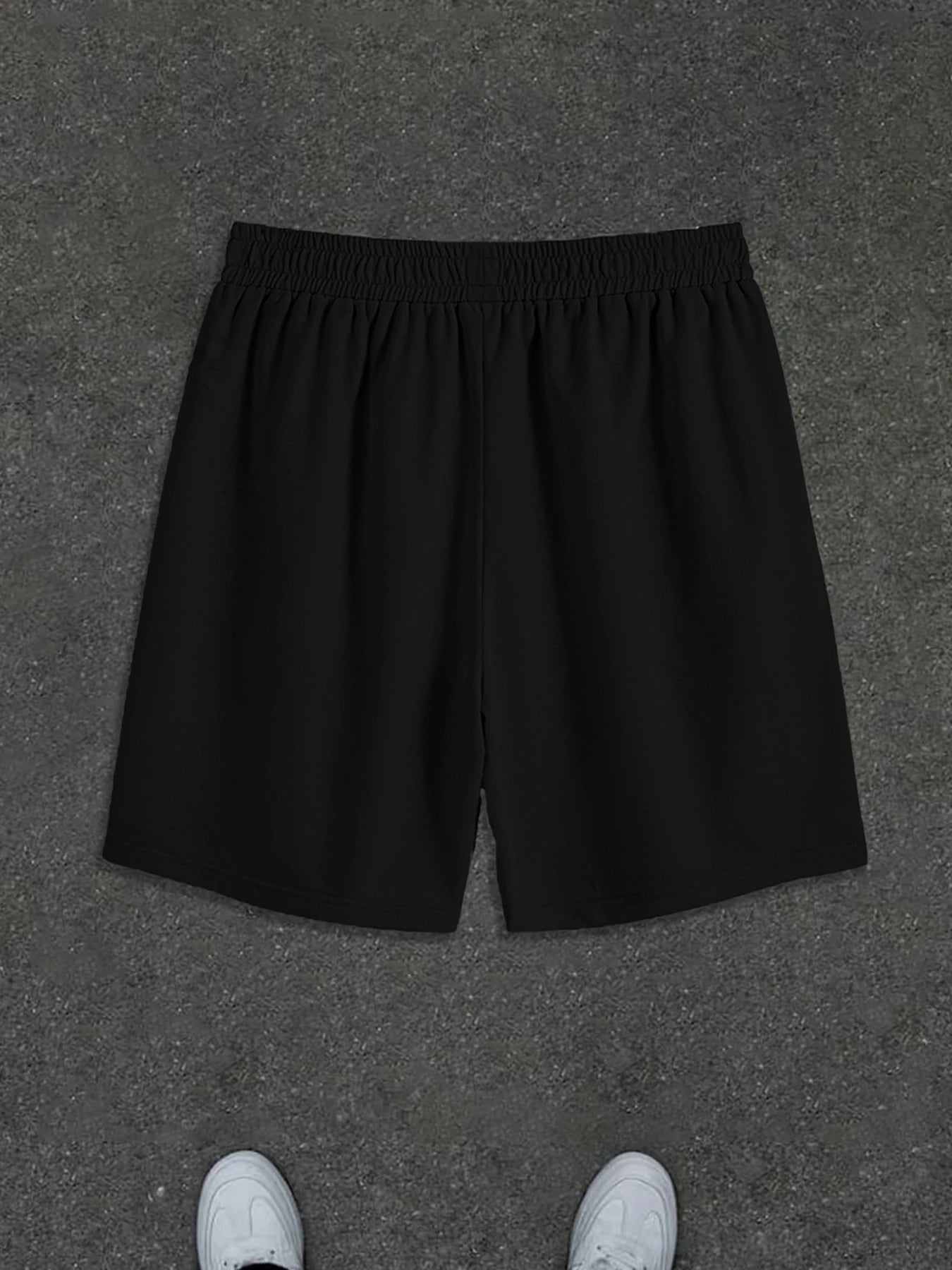 Men's Summer High-Street Style Printed Knit Shorts: Casual, Sporty, and Streetwear Shorts