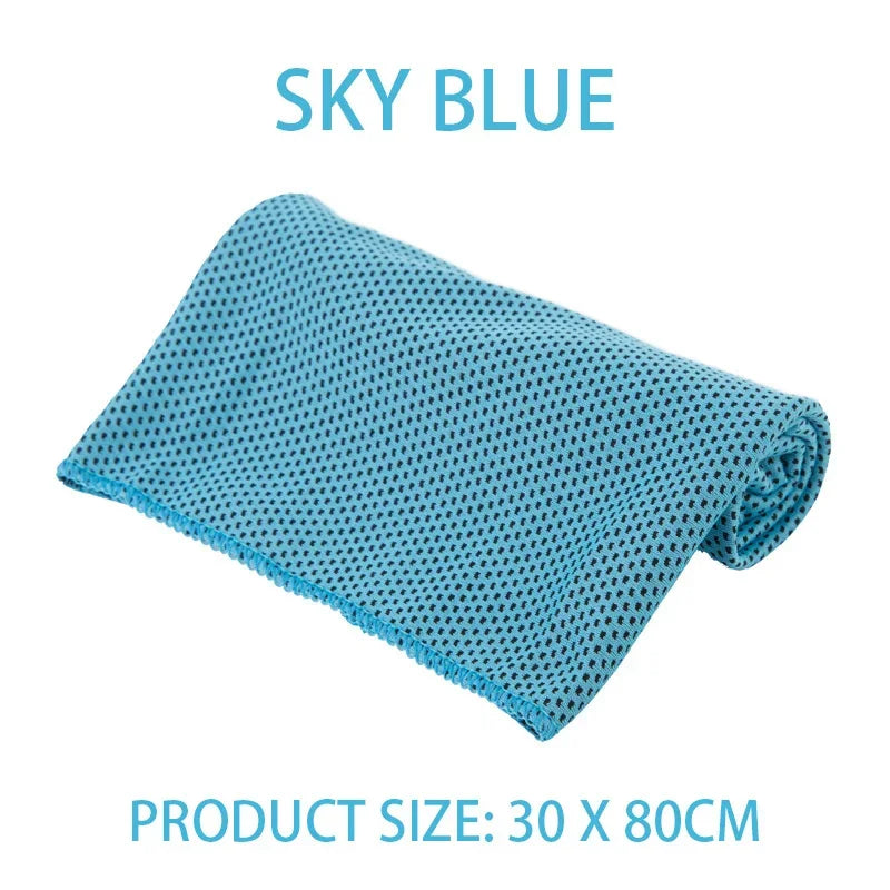 Microfiber Quick Dry Cooling Towel for Sports Fitness Camping Outdoor Ice Cold Towel