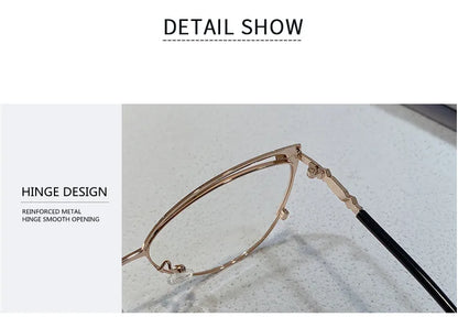 Photochromic Reading Glasses – Retro Cat Eye Frames With Blue Light Protection