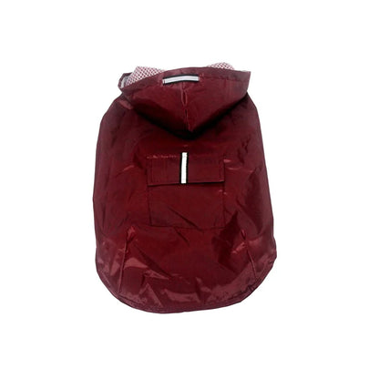 Dog Raincoat Waterproof Hoodie Jacket Rain Poncho Pet Rainwear Clothes with Reflective Stripe for All Sizes Big Puppies
