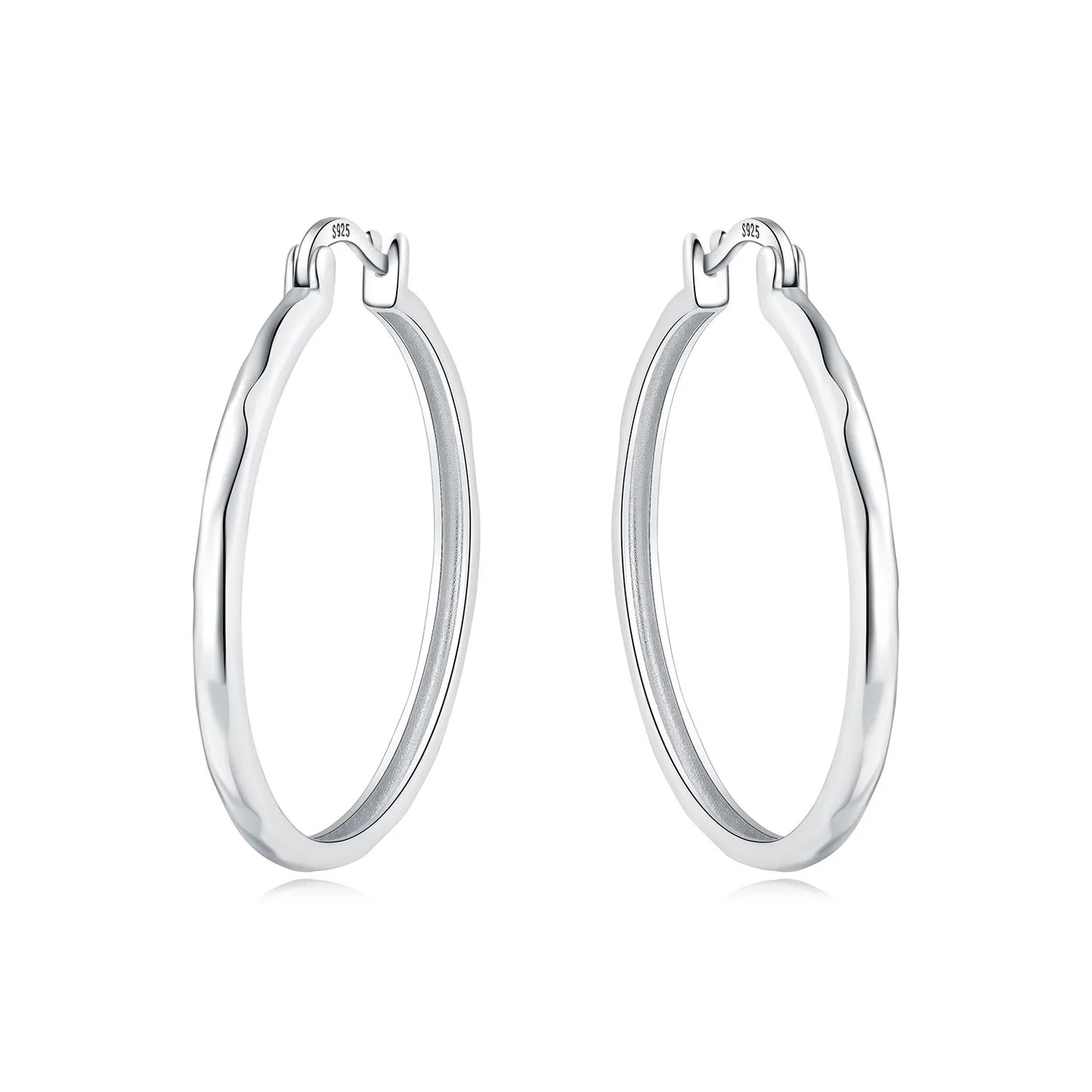 Orstarry S925 Sterling Silver Square Chain With Stone Inlaid Earrings Hoop Earrings For Women Jewelry Original Party Trendy Gift