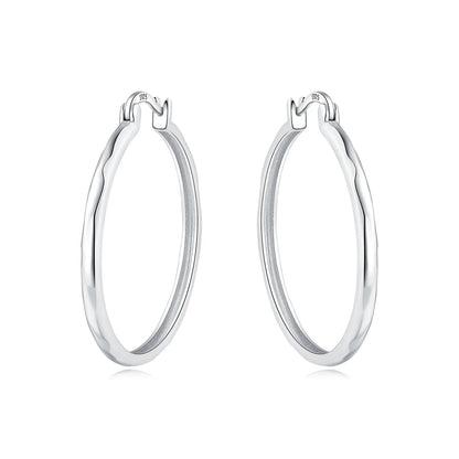 Orstarry S925 Sterling Silver Square Chain With Stone Inlaid Earrings Hoop Earrings For Women Jewelry Original Party Trendy Gift