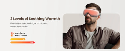 Heated Smart Vibration Eye Massager Airbag Compress Eye Care Instrument Bluetooth Music Eye Massage Sleepping Mask Relax Fatigue
