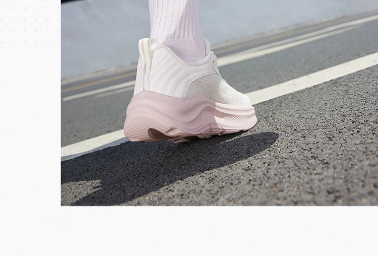 361 Degrees Women's Running Shoes Casual Mesh Anti-slip Lightweight  Trendy Thick-sole Rebond Durable Female Sneakers 682532239