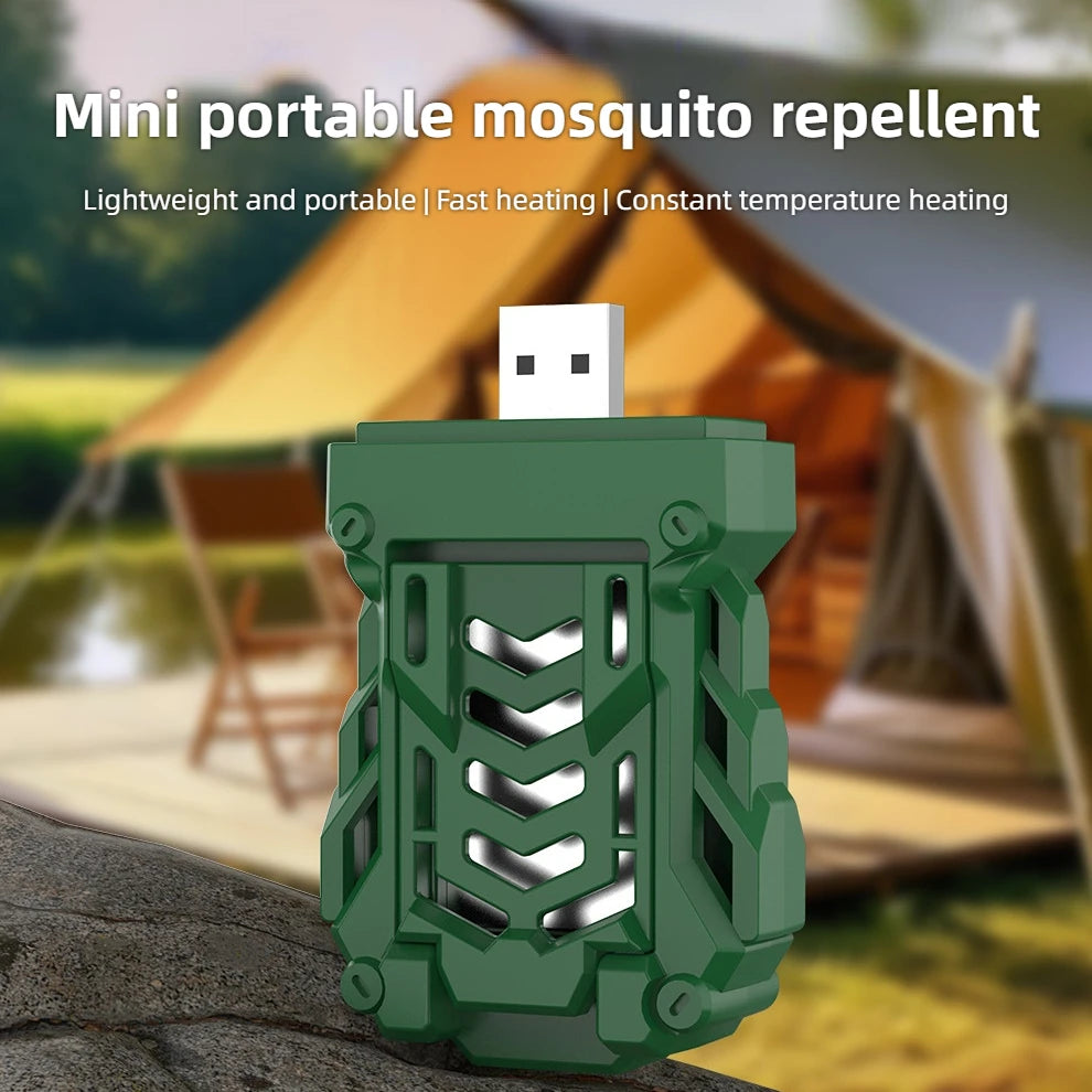 USB Mosquito Killer Summer Portable Mosquito Repeller Heated Electric Mosquito Repellent Improve Sleep Home Outdoor Camping