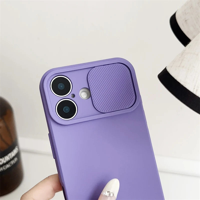 Soft Silicone Camera Lens Protection Case for iPhone 16 15 14 13 12 11 Pro Max - Shockproof Bumper Cover - ZOOMNSTORE