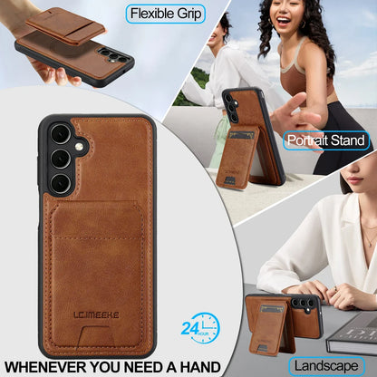 Detachable Leather Case For Samsung Galaxy S26 S25 Ultra S24 Plus S22 S21 FE A55 A35 A16 A36 A56 A15 A14 Card Wallet Phone Bag